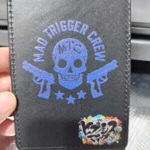 MAD TRIGGER CREW ID Picture Card Mini Wallet Clip On Keychain Keyring